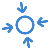 Icon de centralisation